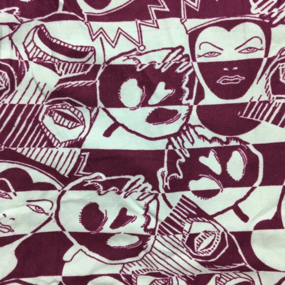 Villains in Vogue Leggings | Wickedly Chic Sketch Print | LuLaRoe (OS) - Picture 1 of 2